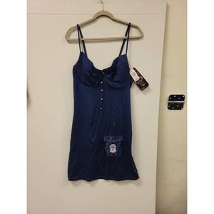 Oh Baby Lingerie Police Costume Dress 3XL Plus Size Navy Nylon CM107X